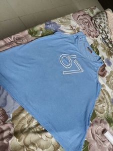 Kappa Women Blue Graphic Tank Top