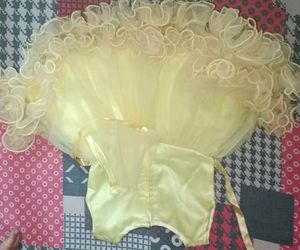 Fancy Yellow Party Dress