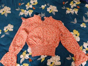 Floral Ruffle Blouse