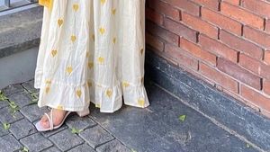 Pintresty Yellow Heart Dress