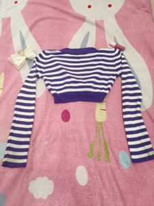 Striped Long Sleeve Sweater