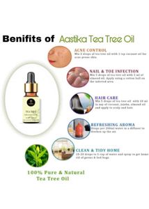 Organic Tea Tree Essential Oil by Aastika