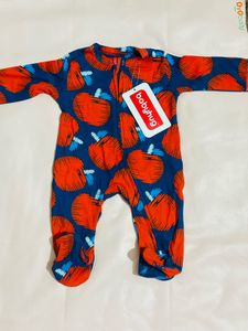 Babyhug Apple Print Romper