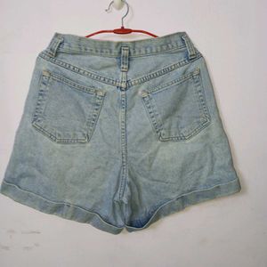 Denim Short For Womens