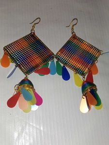Unique Style Rainbow 🌈Jhumka