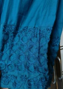 Patchwork Dress With Cotton Dupatta
