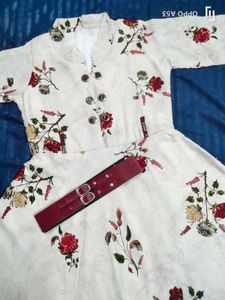 girl printed frock