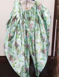 3 PIECE DHOTI AND FROCK WITH SHRUG 😍