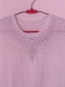 Korean White Party Top