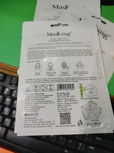 Masking Fecial Sheet Mask Pack Of 3