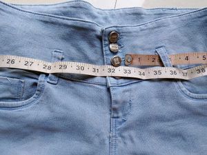 High Waisted Denim Jeans