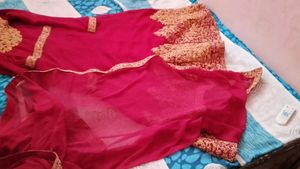 Elegant Ethnic gown with dupatta