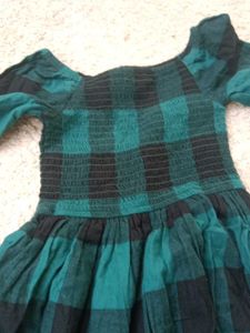 Green Plaid Dress