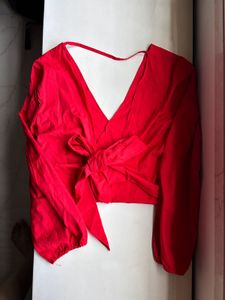 Red Tie Top