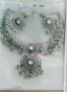 Silver Plated Necklace Set