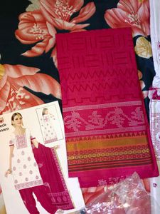 New Pure Cotton Unstitched Dress Material