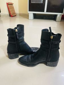 Zara Black Ankle Boots