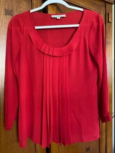 Red Formal Top