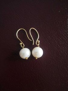 Silver Plated Anklets Real Pearl Earrings
