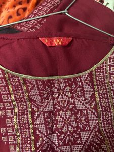 Elegant Maroon Kurta