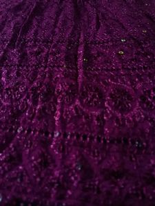Beautiful Purple Embroidered Kurti