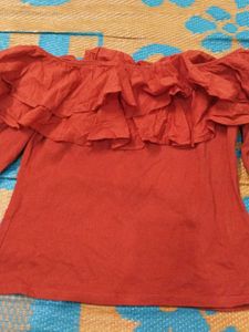 Stunning Red Colour Top ❤️