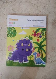 Dinosaur sugar watercolour