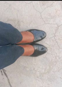 Black Patent Leather Flats