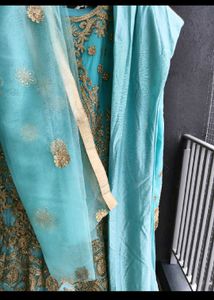 wedding gown(padded) katdana zardosi n sitara work