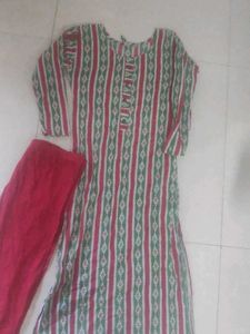 Striped Kurta Set