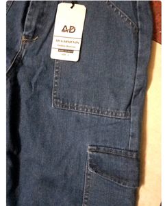 Blue Cargo Jeans( High Waist)