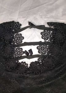 Elegant Black Lace Dress