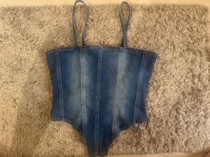 Y2k Denim top