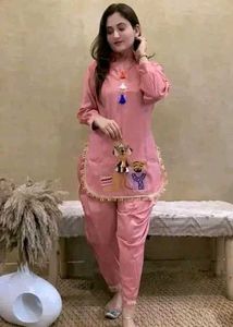 Blush Pink Embroidered Salwar Kameez