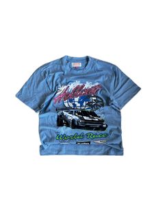 Printed Tee With Embroidery