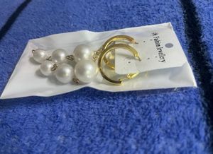 Stylish Pearl Ball Earrings #120