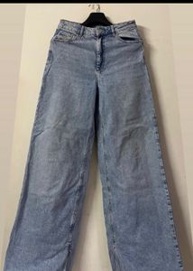 Blue Wide Leg Jeans Denim
