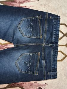 Dark Blue Denim Jeans