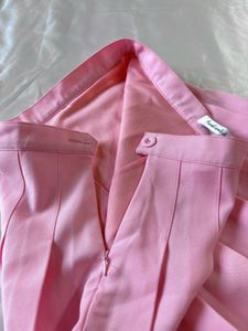Pinterest Pink Mini Pleated Skirt