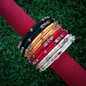 Subhapradam&#39;s Handcrafted Silk Thread Bangles