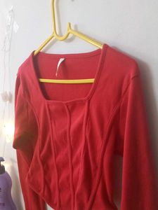 Red Corset Top