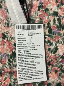 Stylecast Pink Floral Printed Fit &amp; Flare Dress