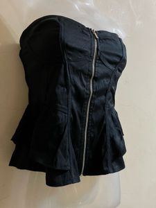 Bebe Branded Black Corset