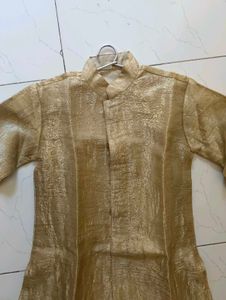 Kids golden kurta
