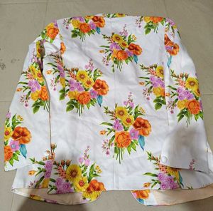 Hang Up Floral Print Men's Blazer, 46 Size