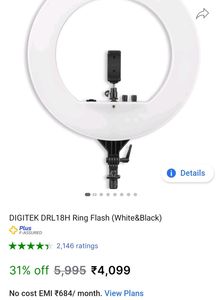 New Condition 🤩Digitek DRL 18H Professional Ringlight 😍🤩