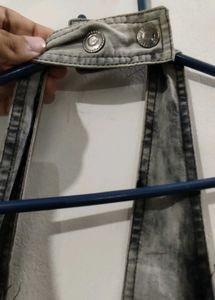 Y2K Vintage Denim Waist Coat Dress