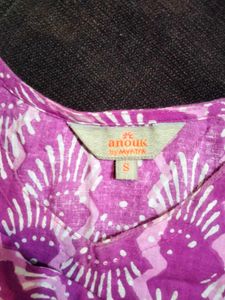 Purple Straight Kurta