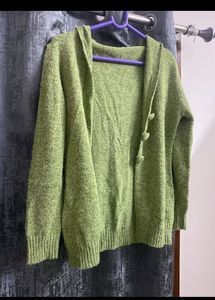 Green Knitted Jacket