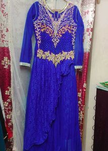 Heavy Party Wear Gown - Blue 💙